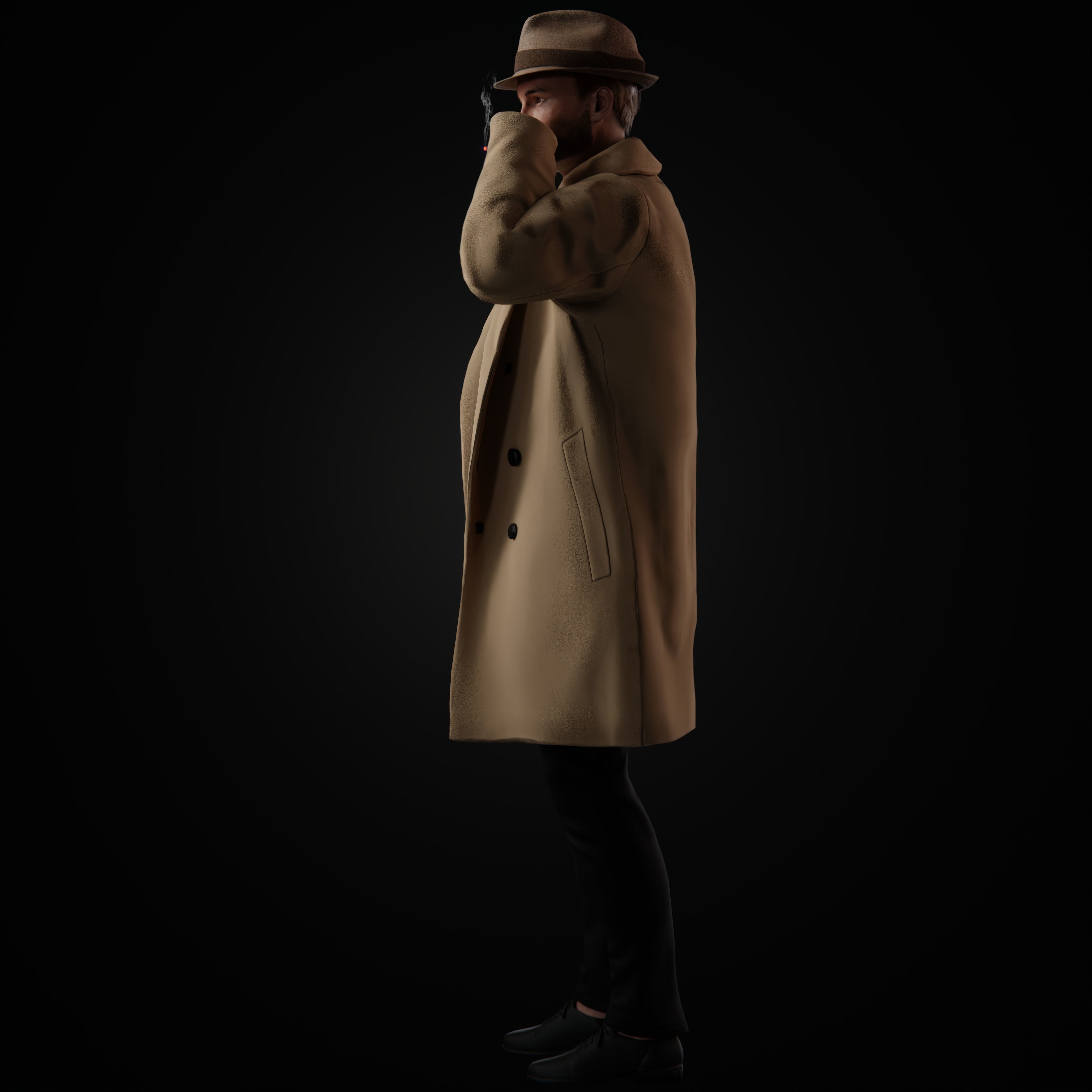 Detective 3D model_5