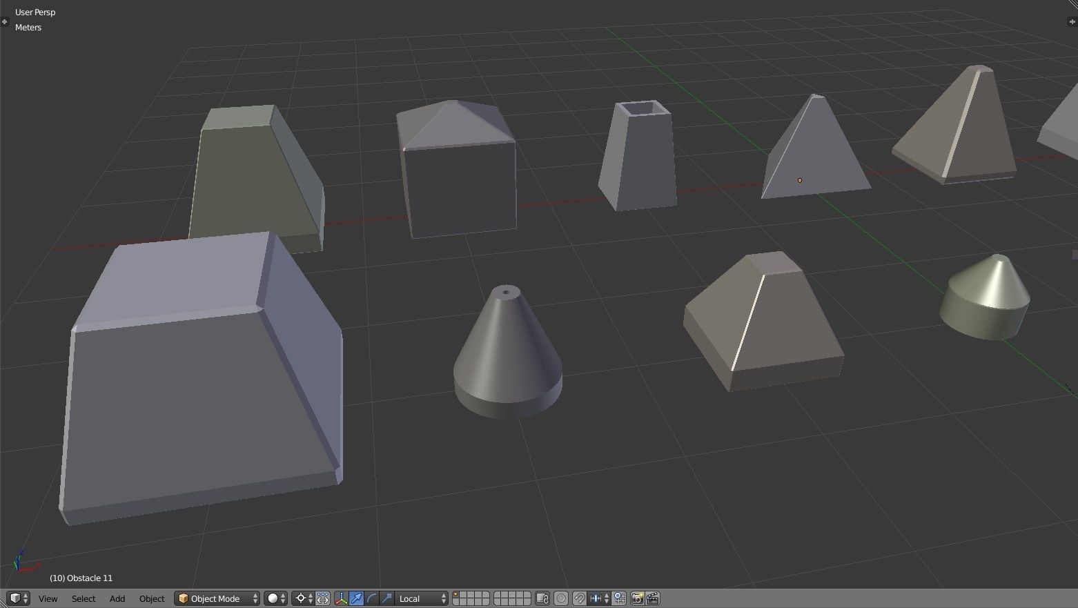 Anti Tank Obstacles - Concrete Blocks Czech Hedgehogs Barriers Low-poly 3D model_20