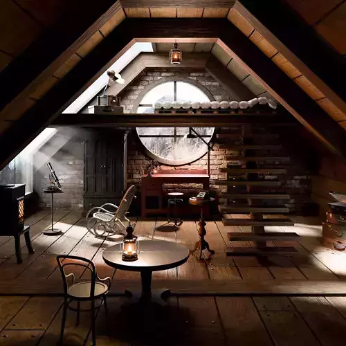 Vintage Attic Retreat
