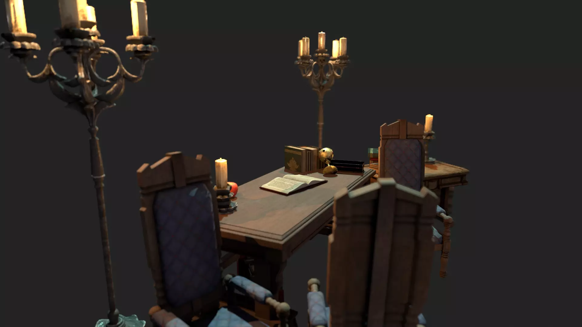 Old Church Styliced Asset Pack Low-poly 3D model_0