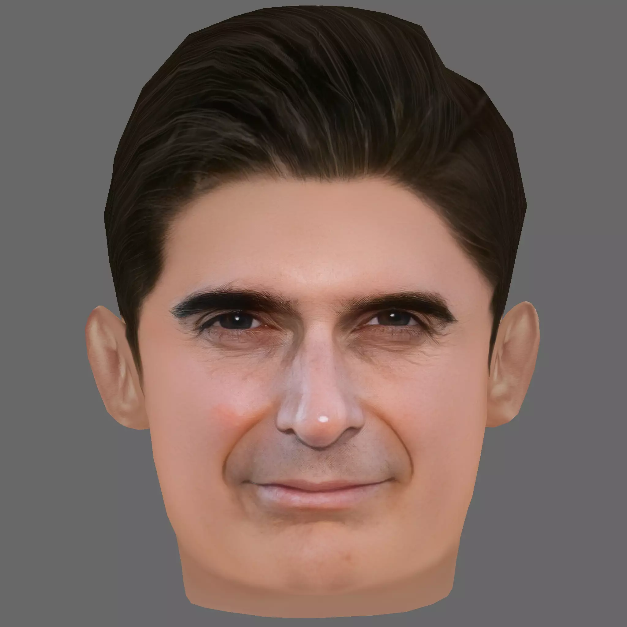 David Copperfield Head - Low poly head for game Low-poly 3D model