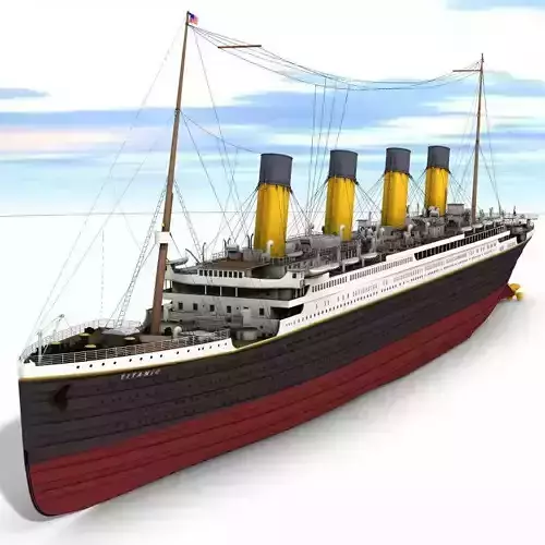 Titanic Studio Max 3D model