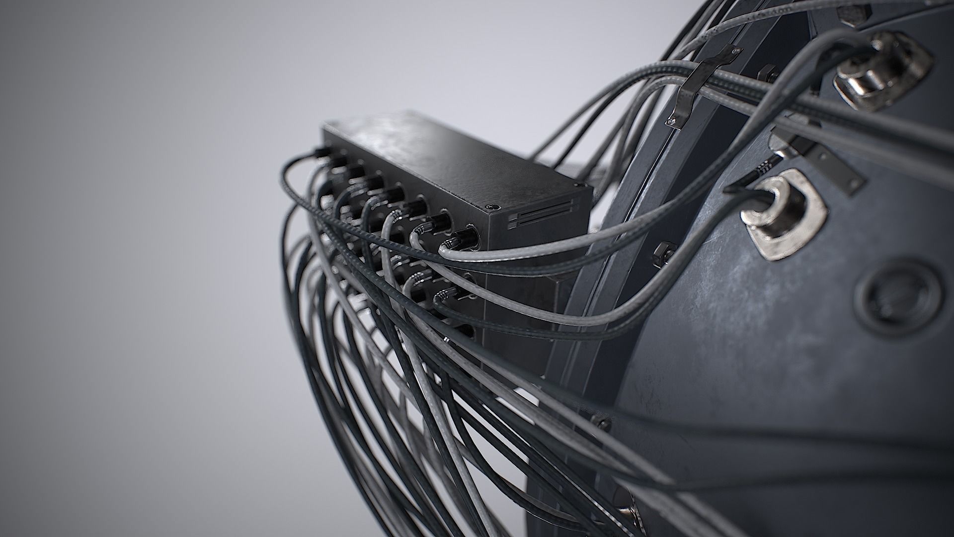 The Gadget world first atomic bomb Low-poly 3D model_18