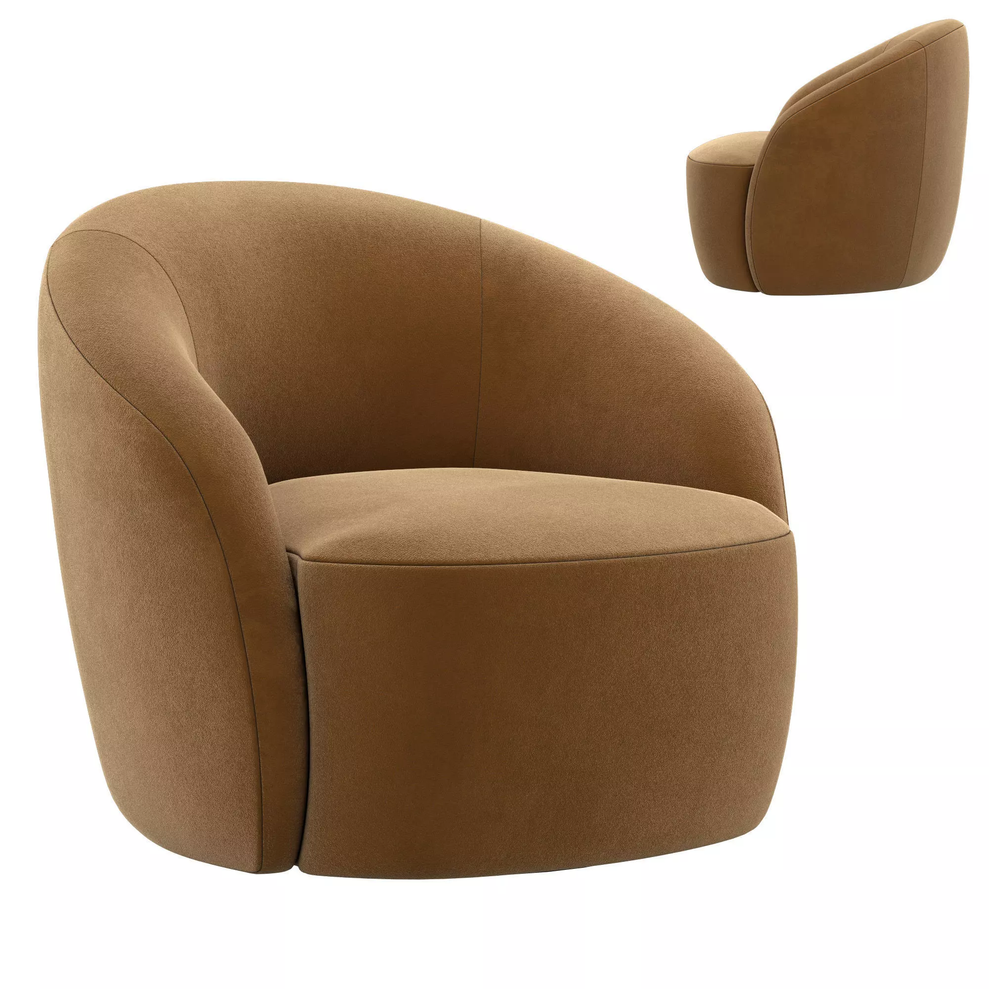 COPENHAGEN SWIVEL CHAIR 3D model_0