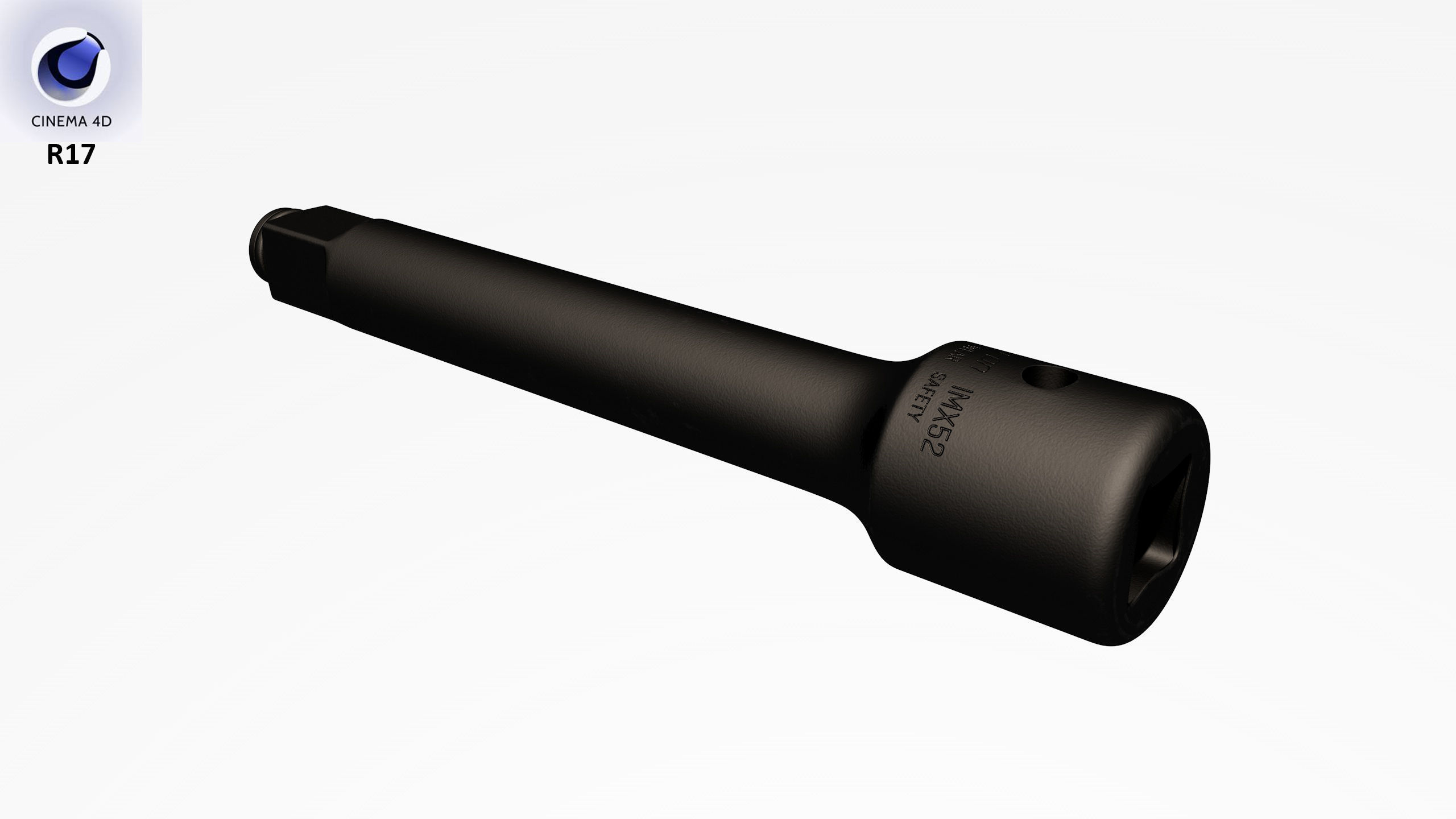 SO Snap Ring Impact Extension IMX52 Low-poly 3D model_30