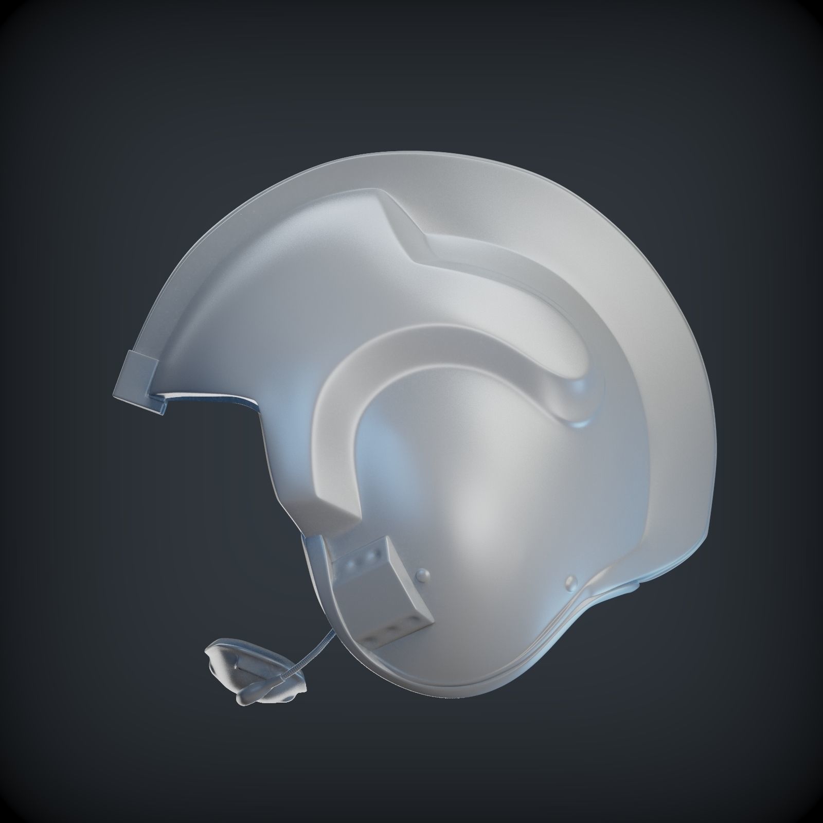 Luke Skywalker x wing pilot helmet from star wars 1to1 scale  3D print model_14