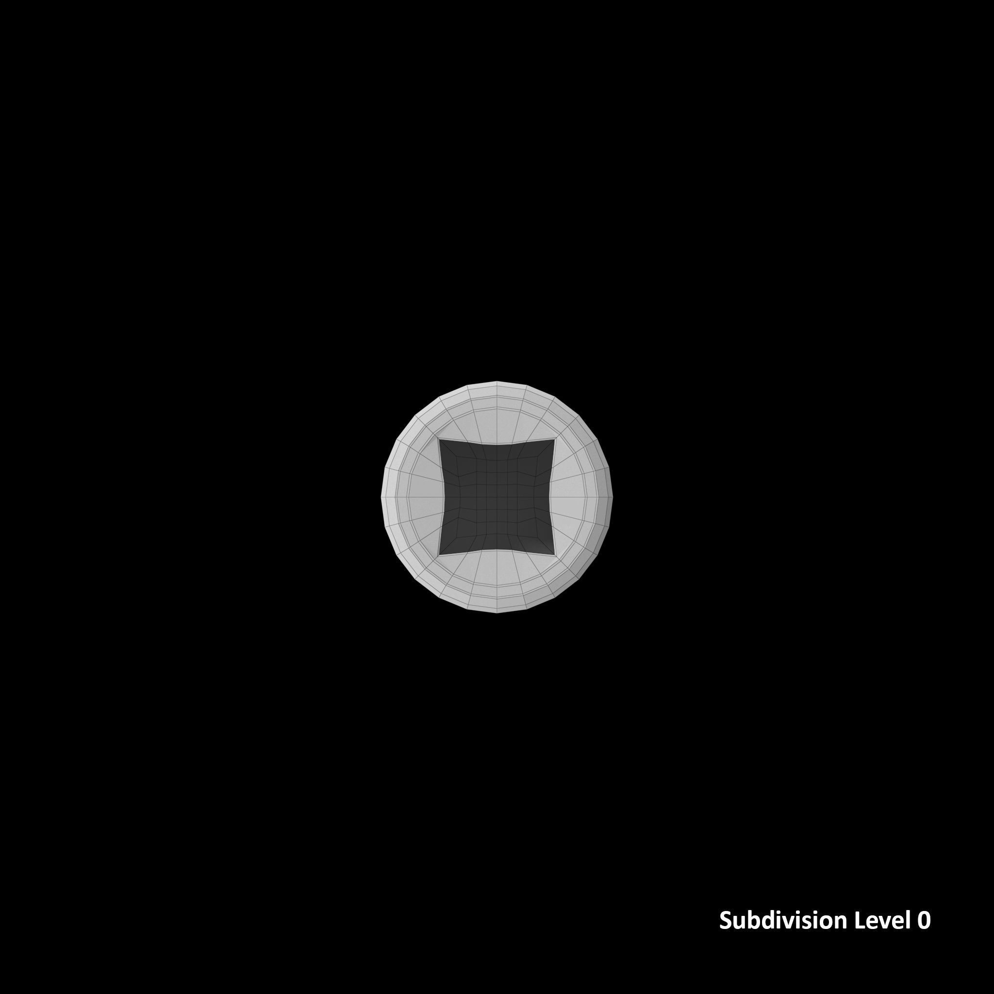 Snap Ring Impact Extension IMX52 Low-poly 3D model_16