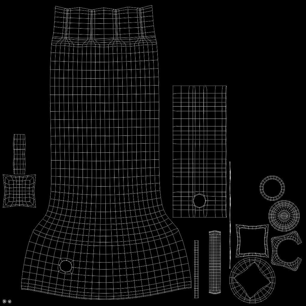 Snap Ring Impact Extension IMX52 Low-poly 3D model_31