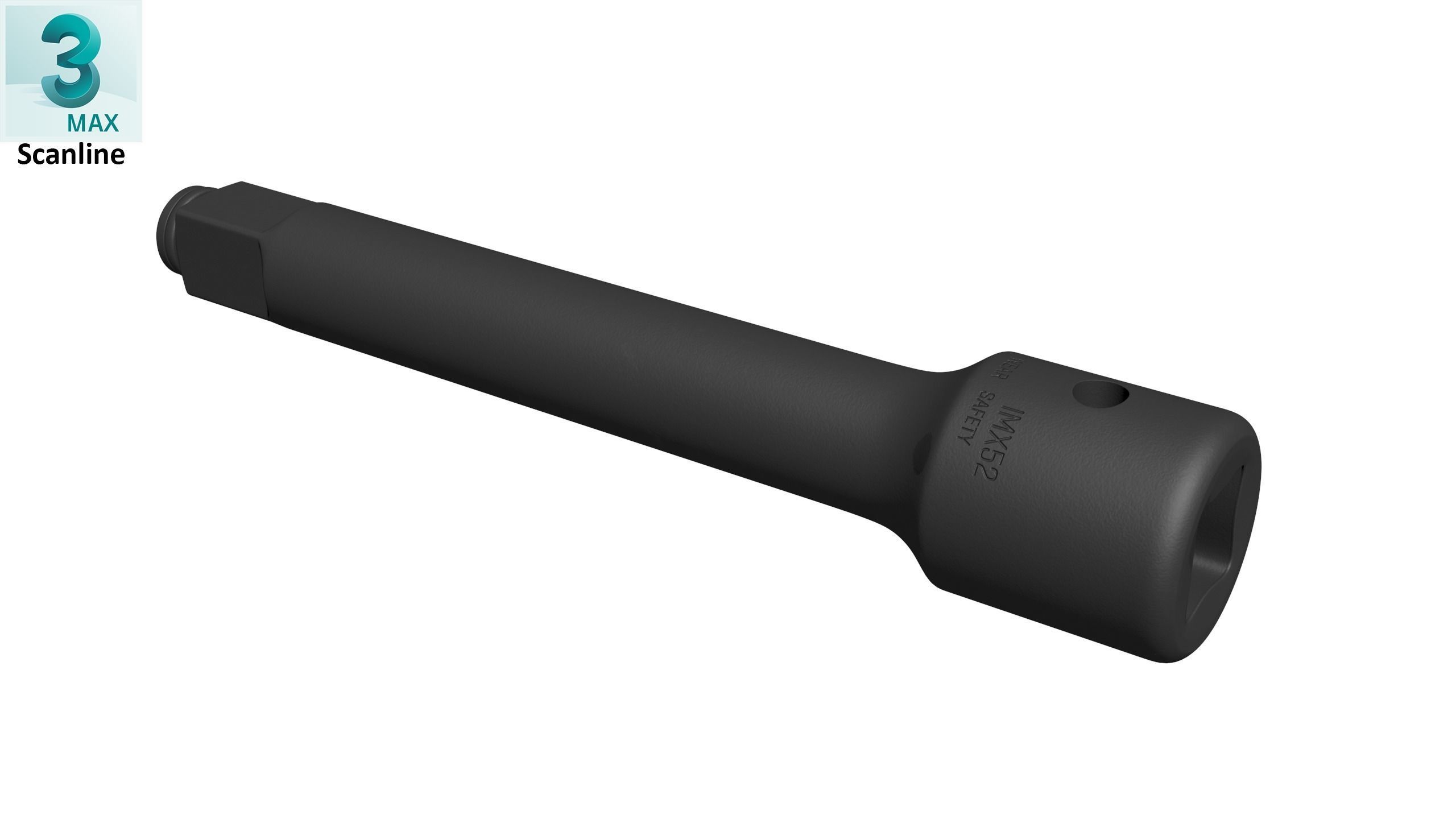 Snap Ring Impact Extension IMX52 Low-poly 3D model_24