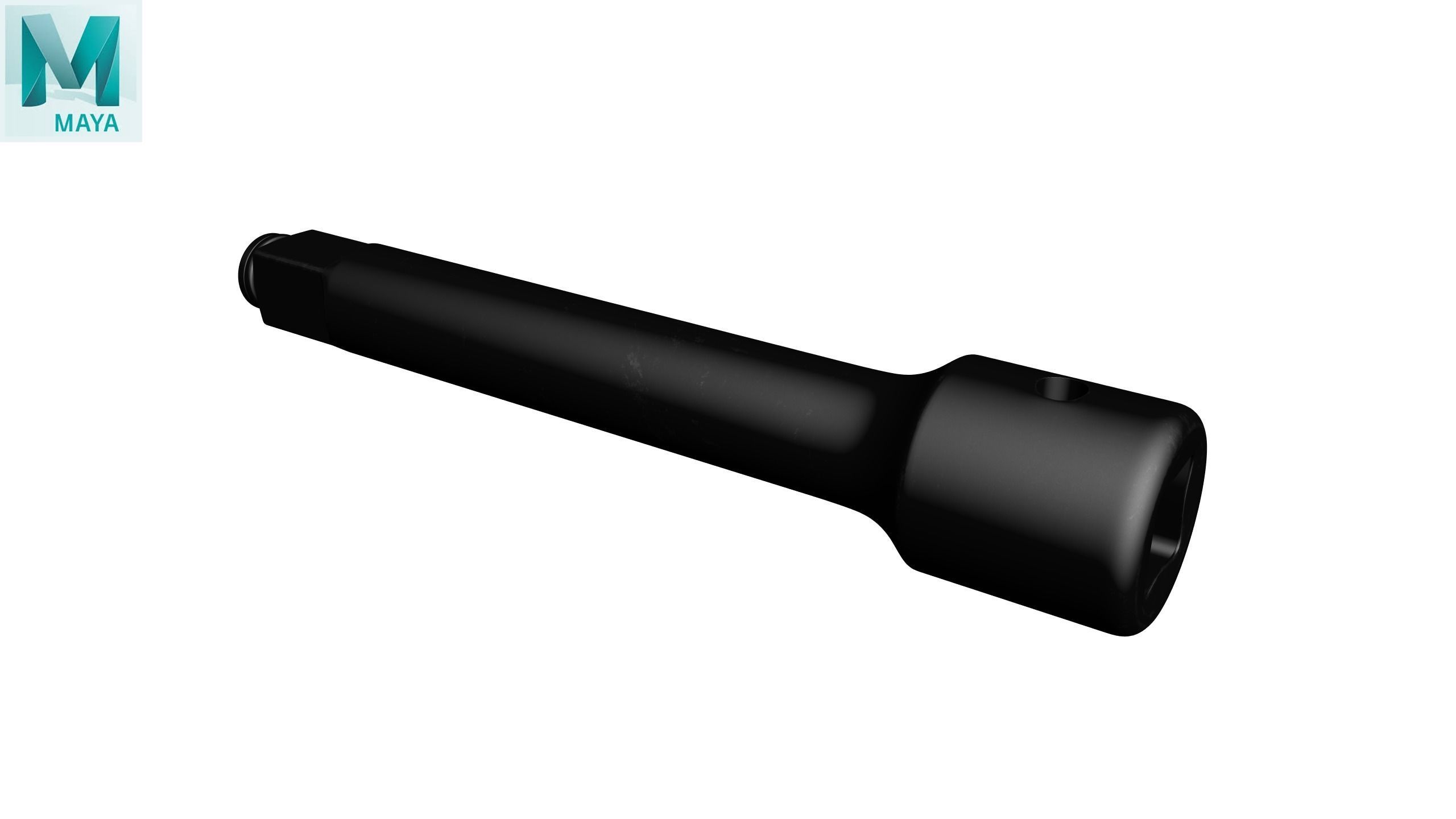 Snap Ring Impact Extension IMX52 Low-poly 3D model_26