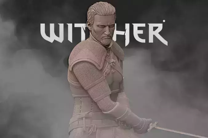 Geralt - The Witcher 3D Print Ready