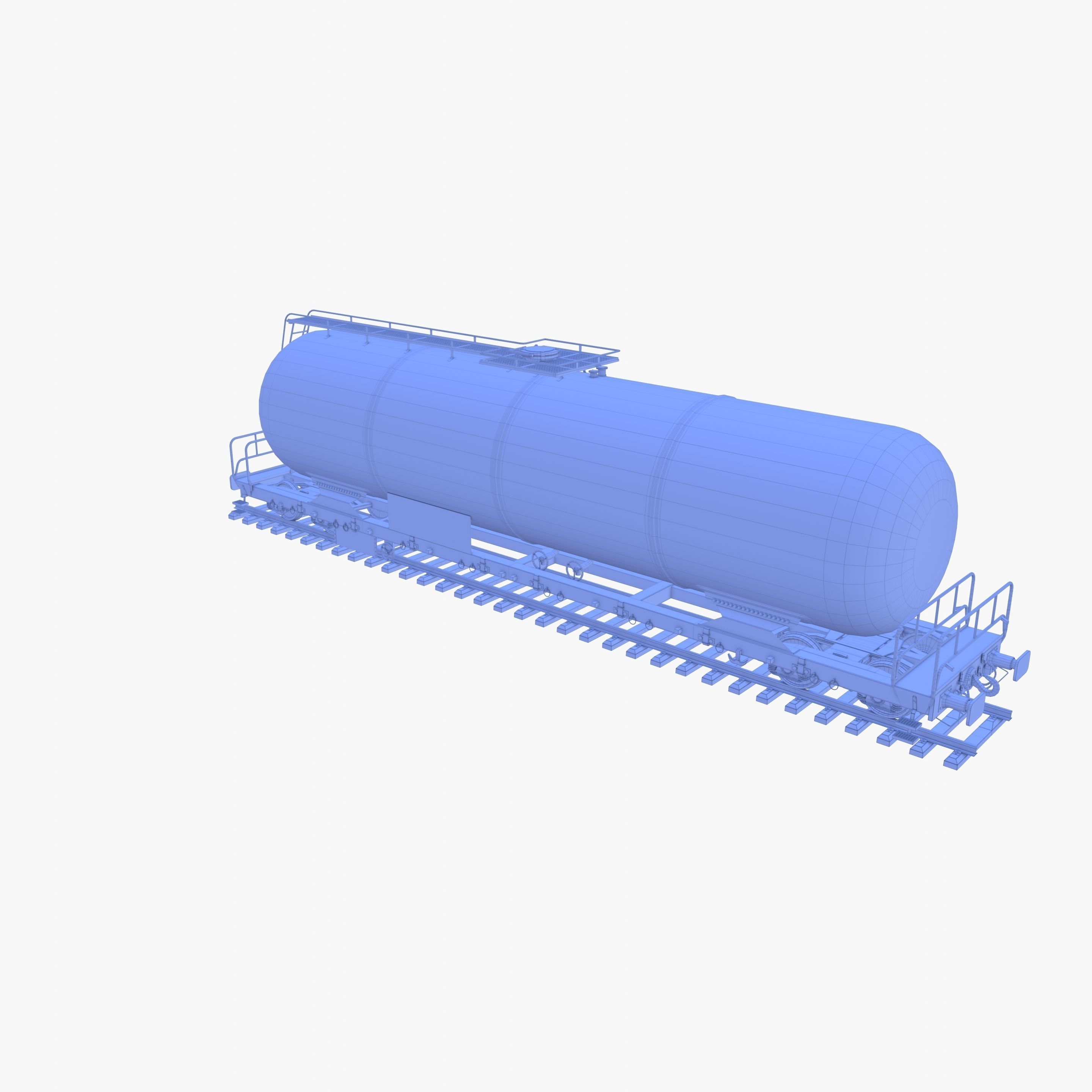 CFR Tanker Rail Car v1 3D model_26