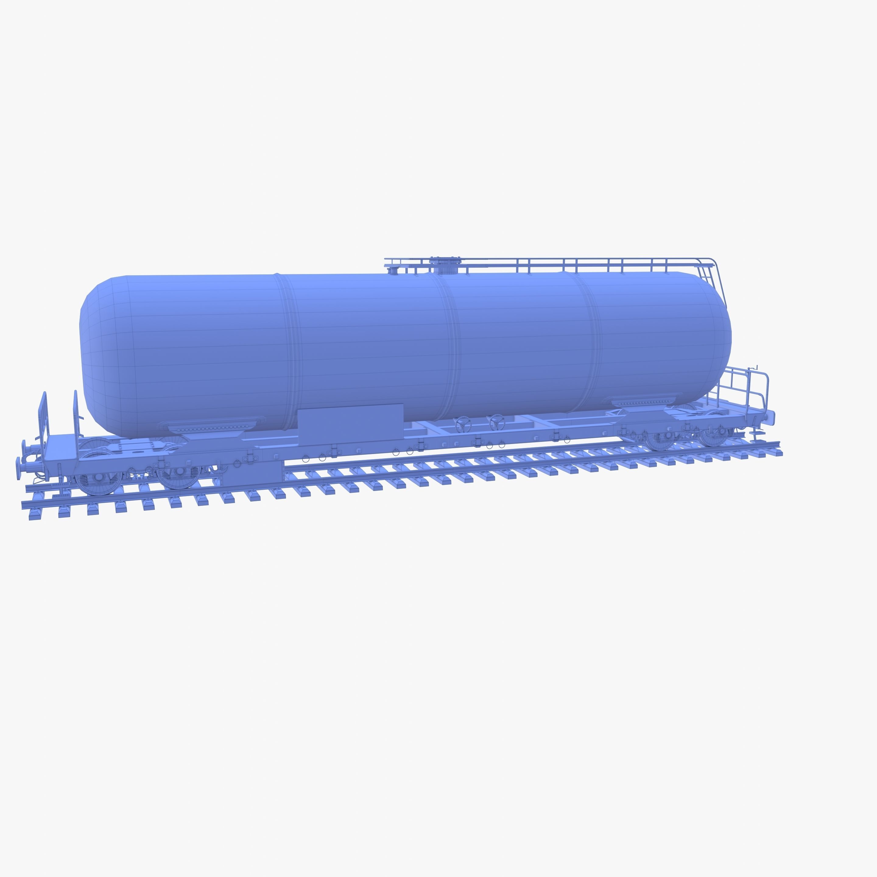 CFR Tanker Rail Car v1 3D model_21