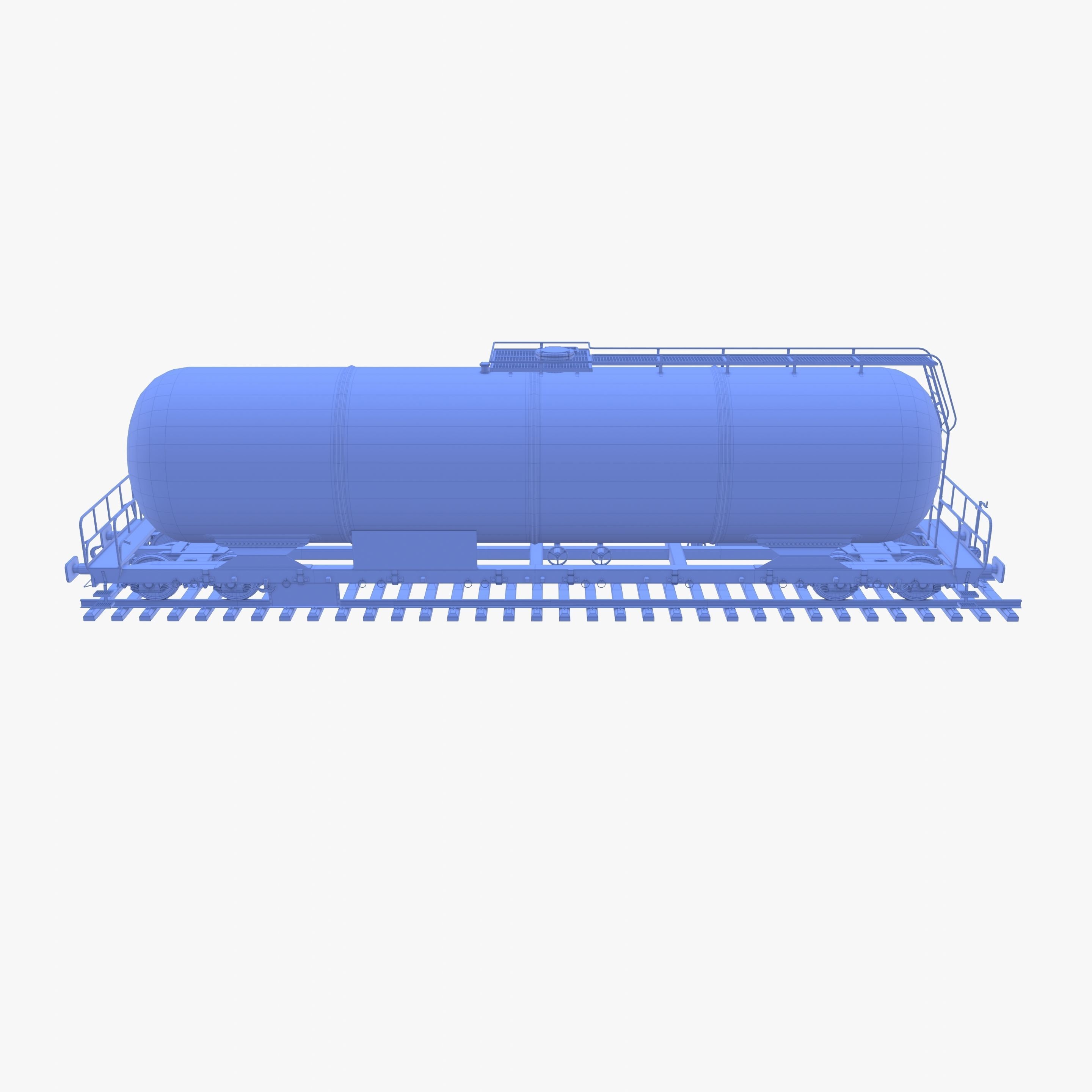 CFR Tanker Rail Car v1 3D model_28
