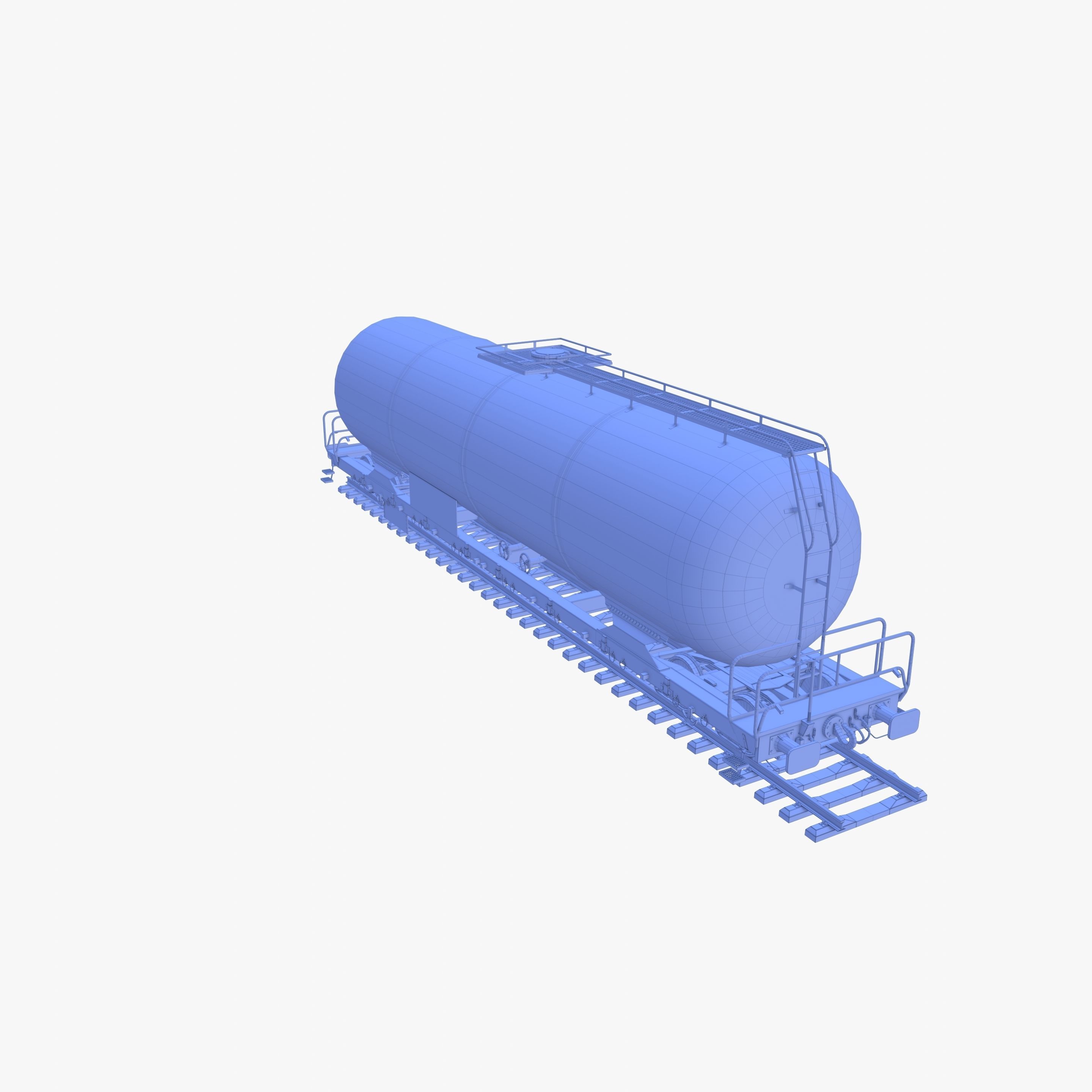 CFR Tanker Rail Car v1 3D model_29
