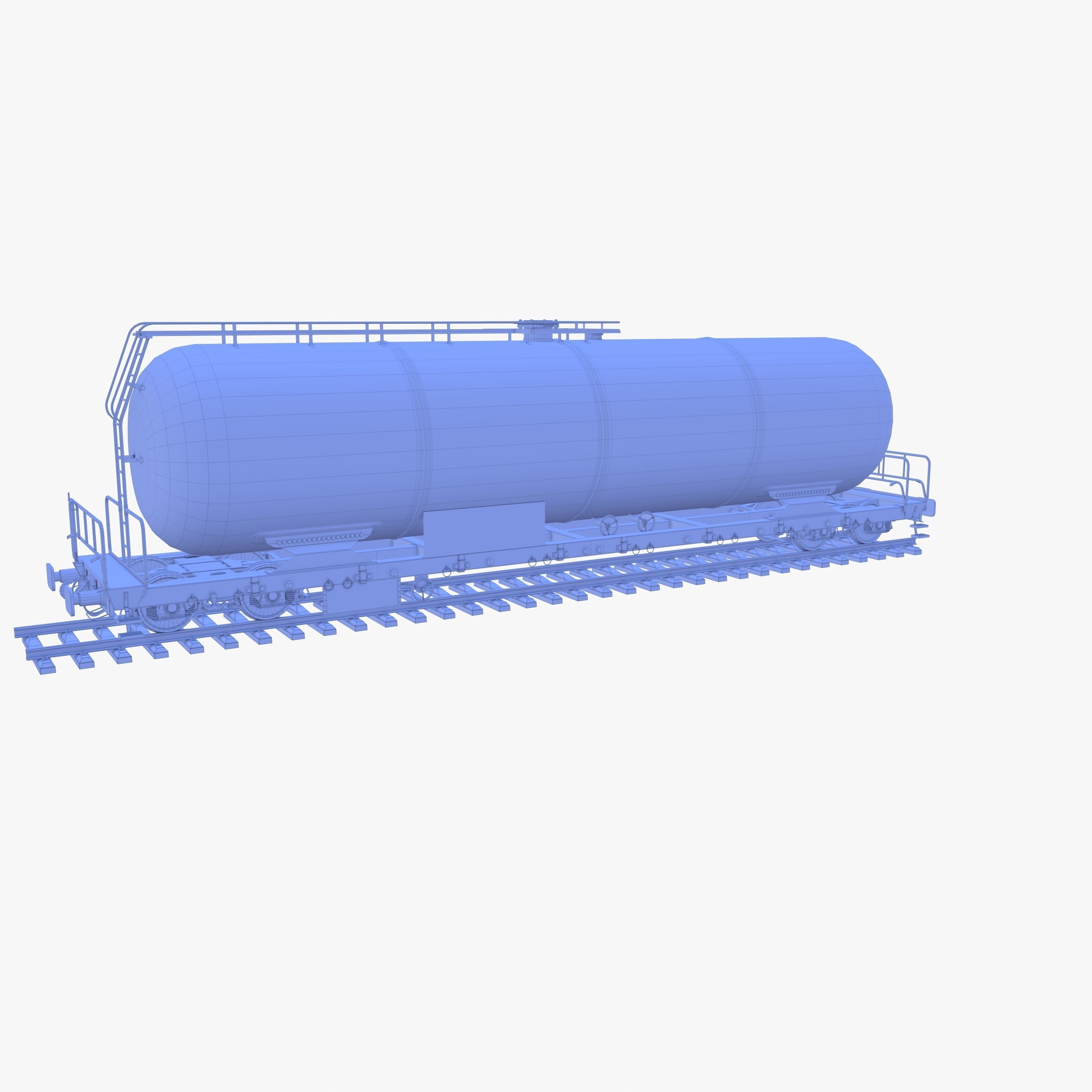 CFR Tanker Rail Car v1 3D model_17