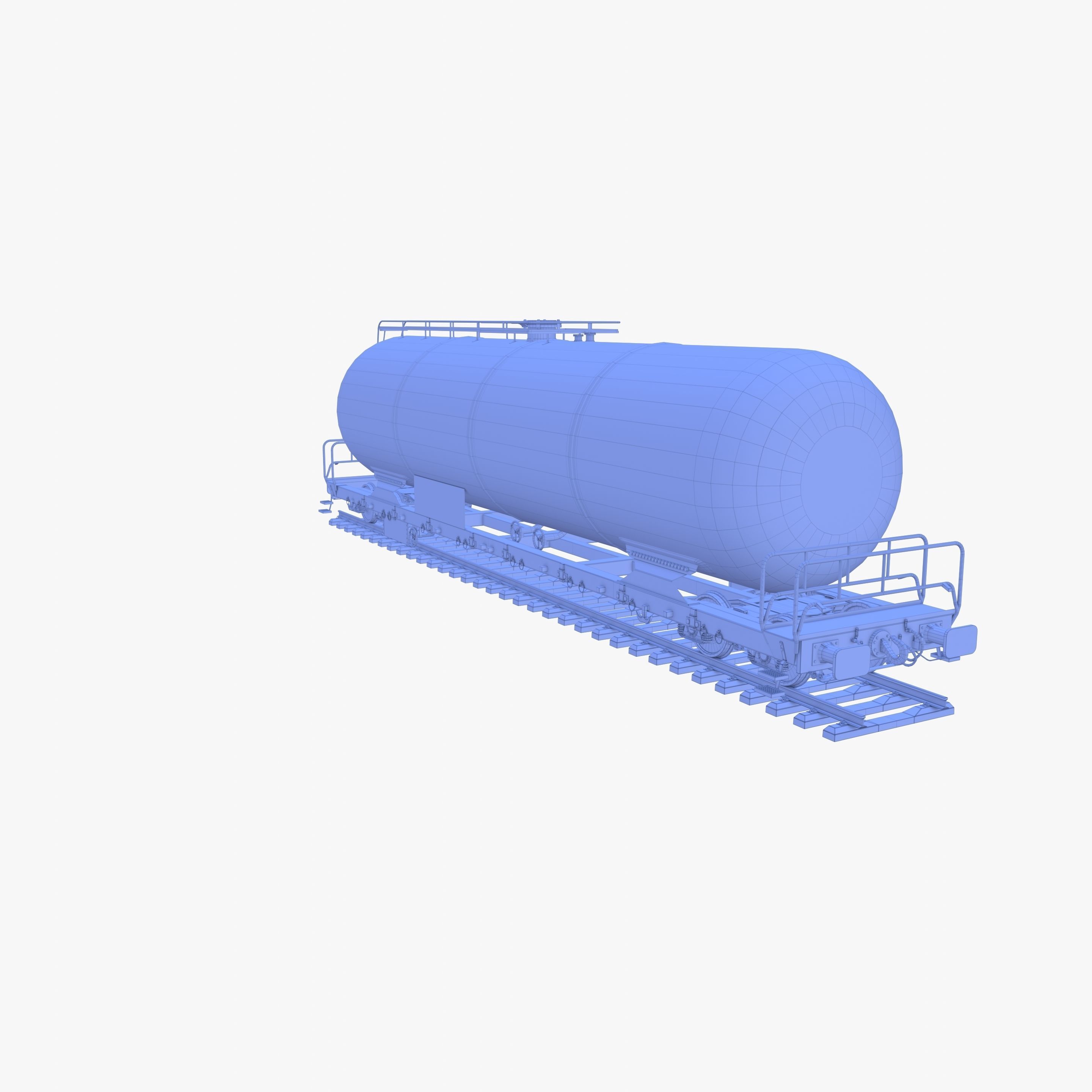 CFR Tanker Rail Car v1 3D model_19