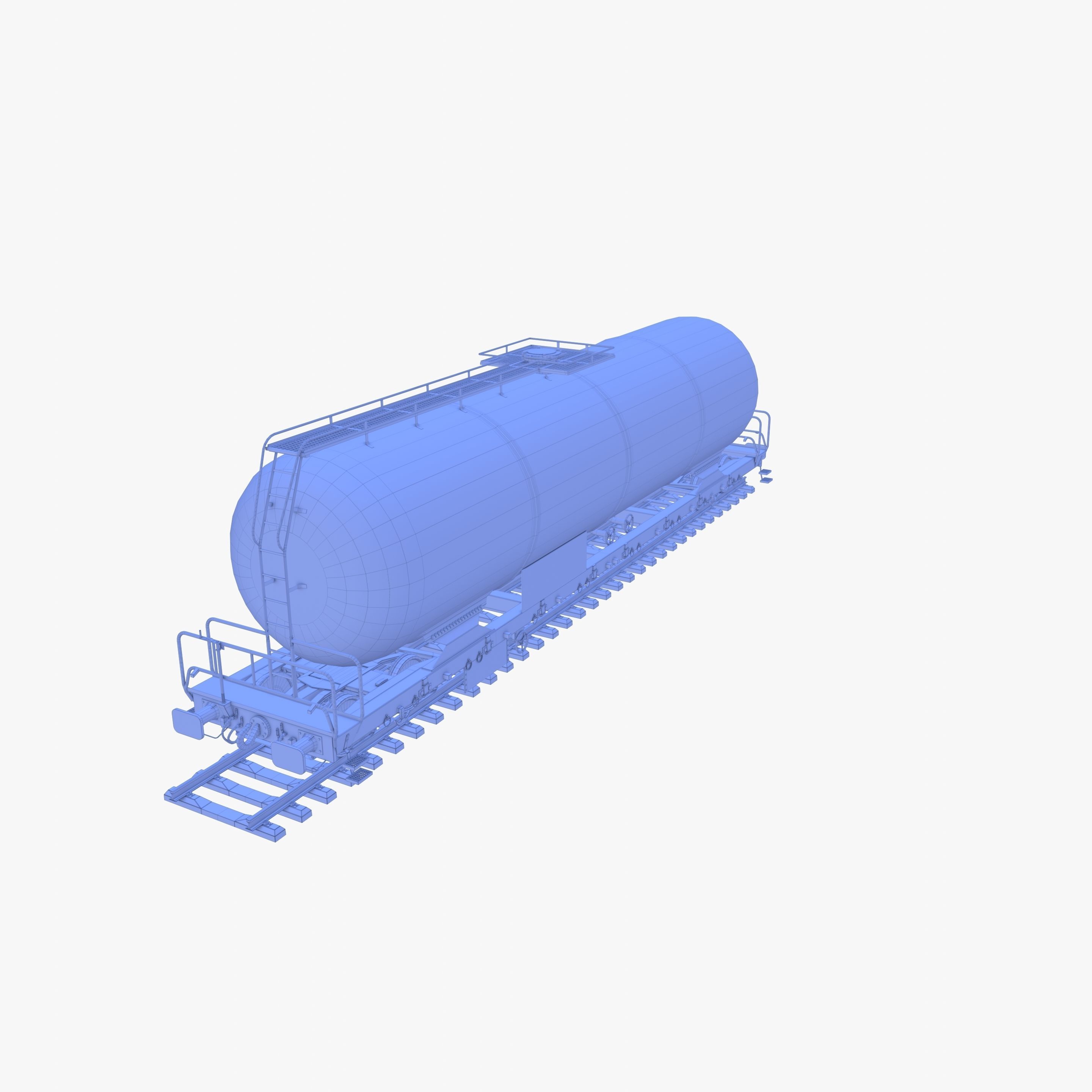 CFR Tanker Rail Car v1 3D model_24