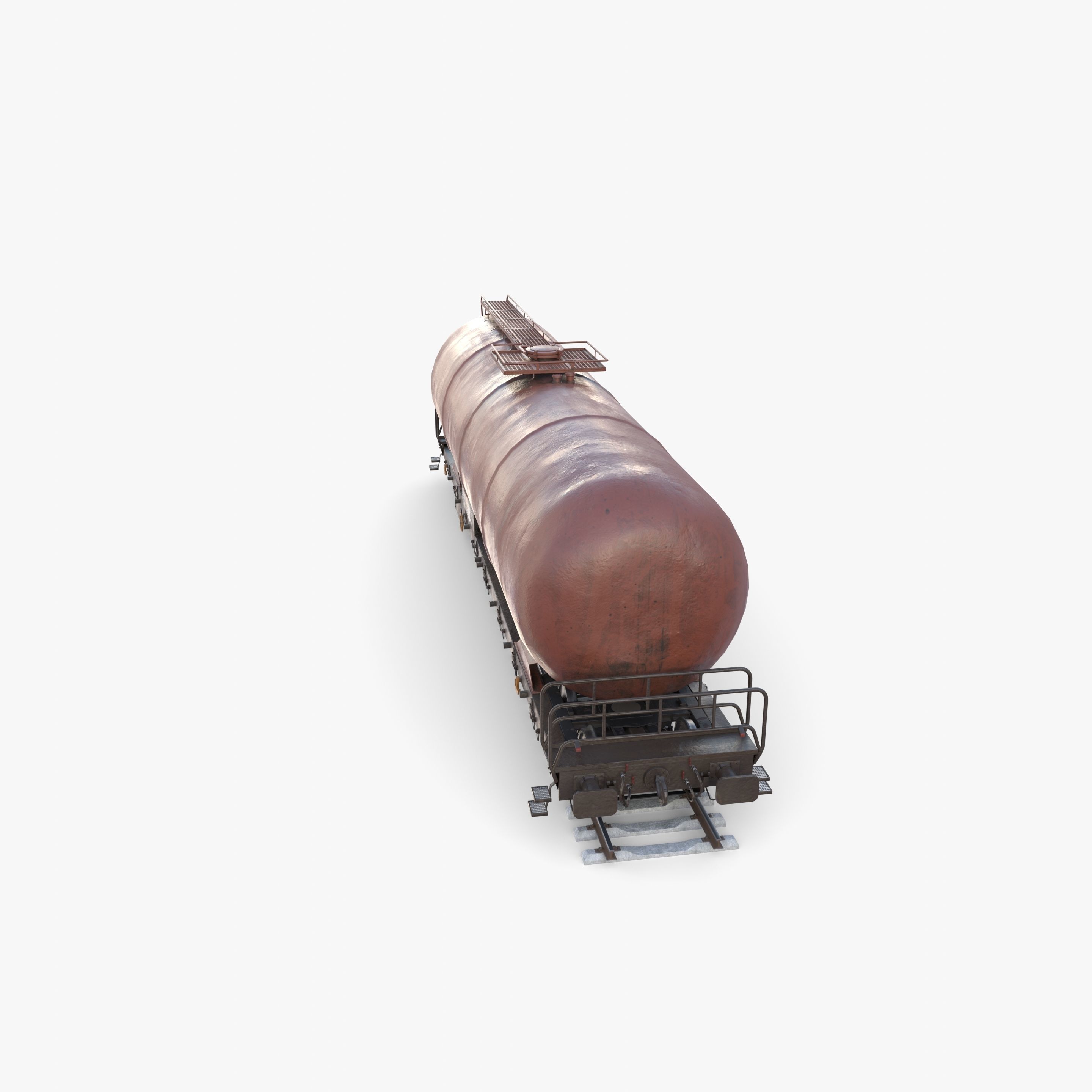 CFR Tanker Rail Car v1 3D model_12