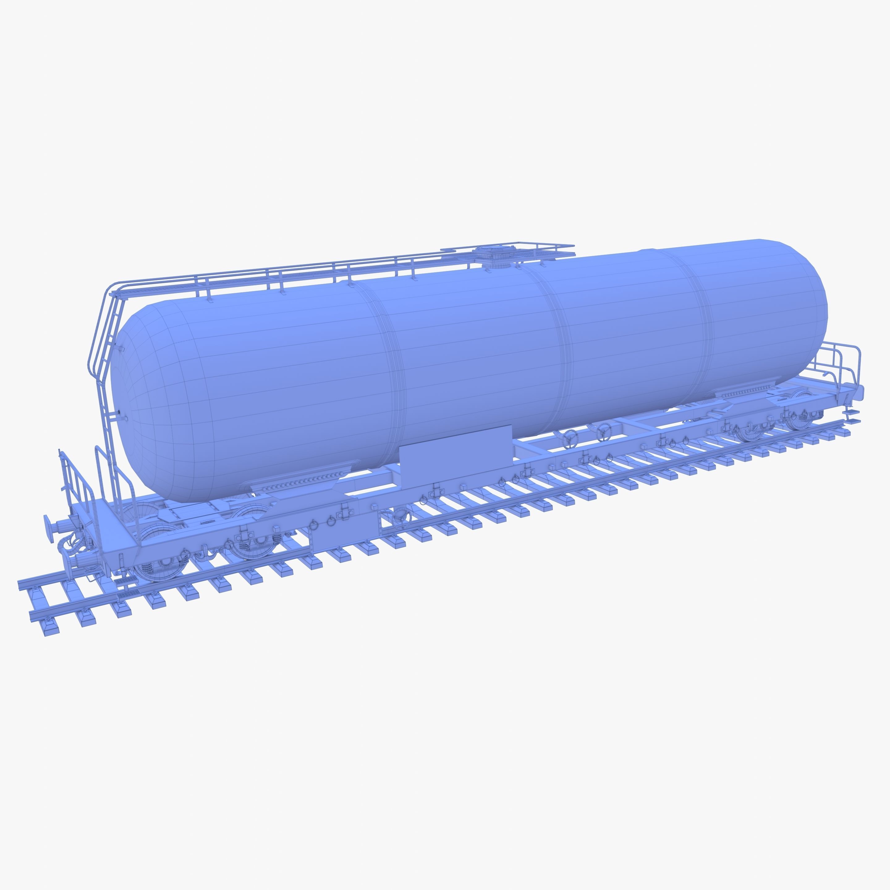 CFR Tanker Rail Car v1 3D model_30