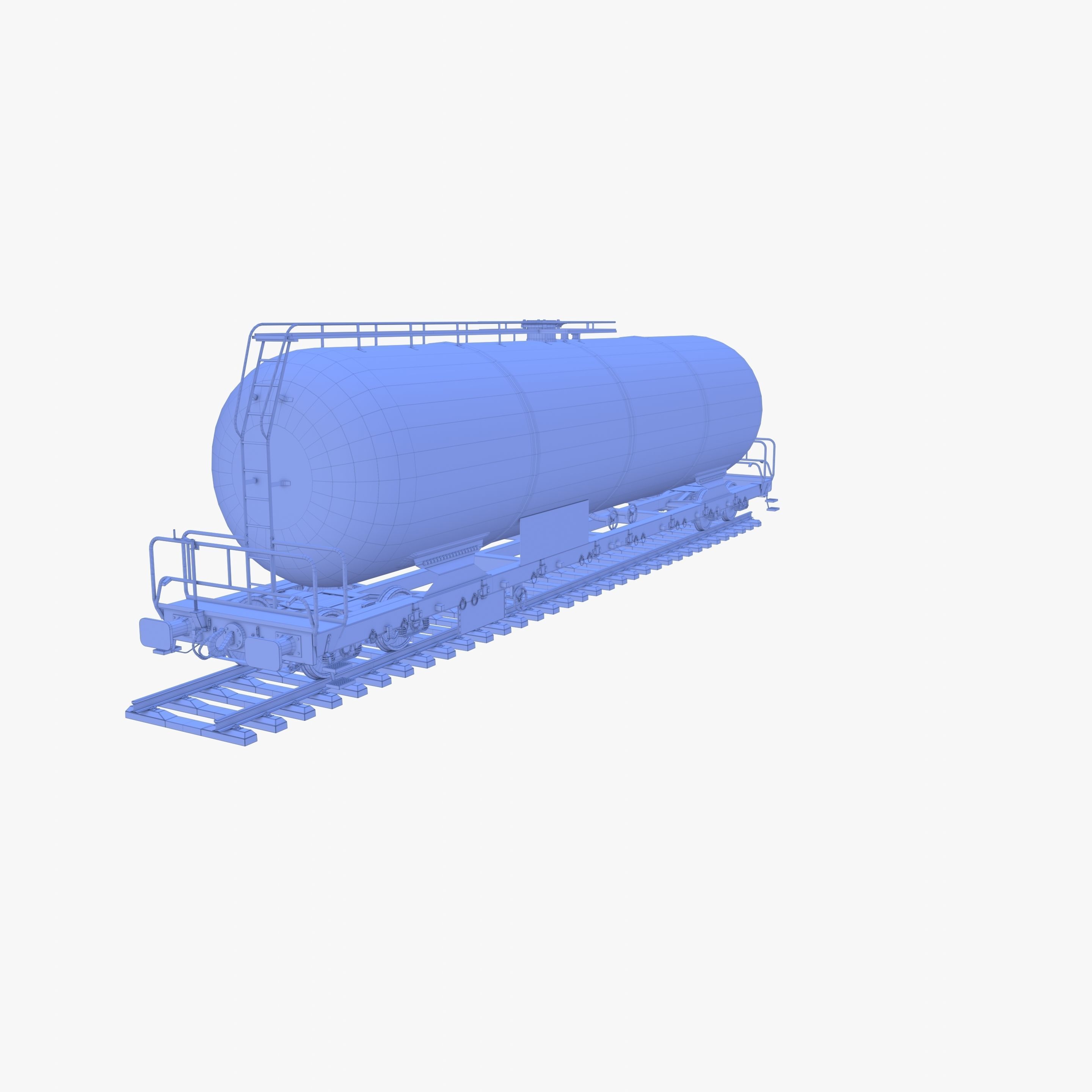CFR Tanker Rail Car v1 3D model_16