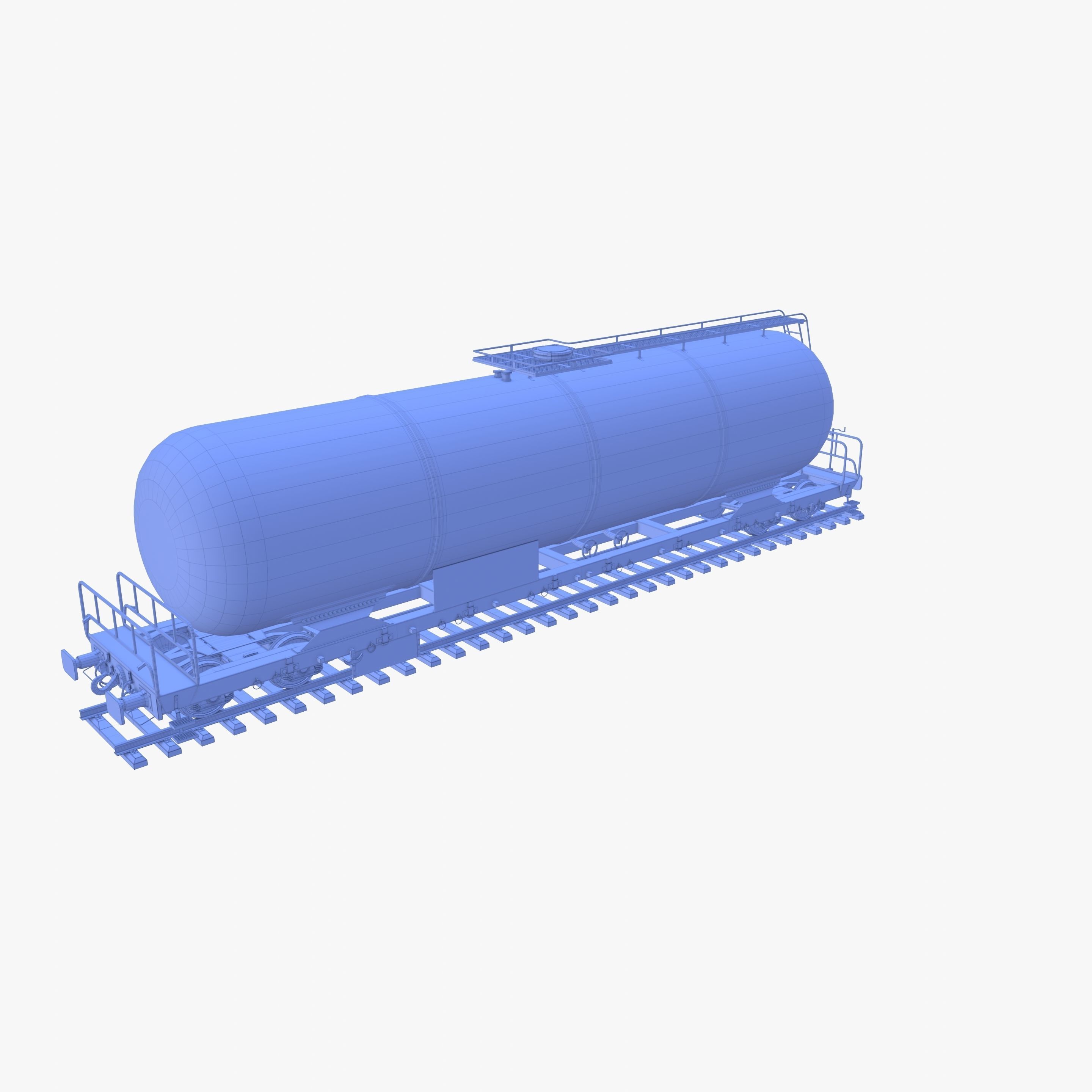 CFR Tanker Rail Car v1 3D model_27