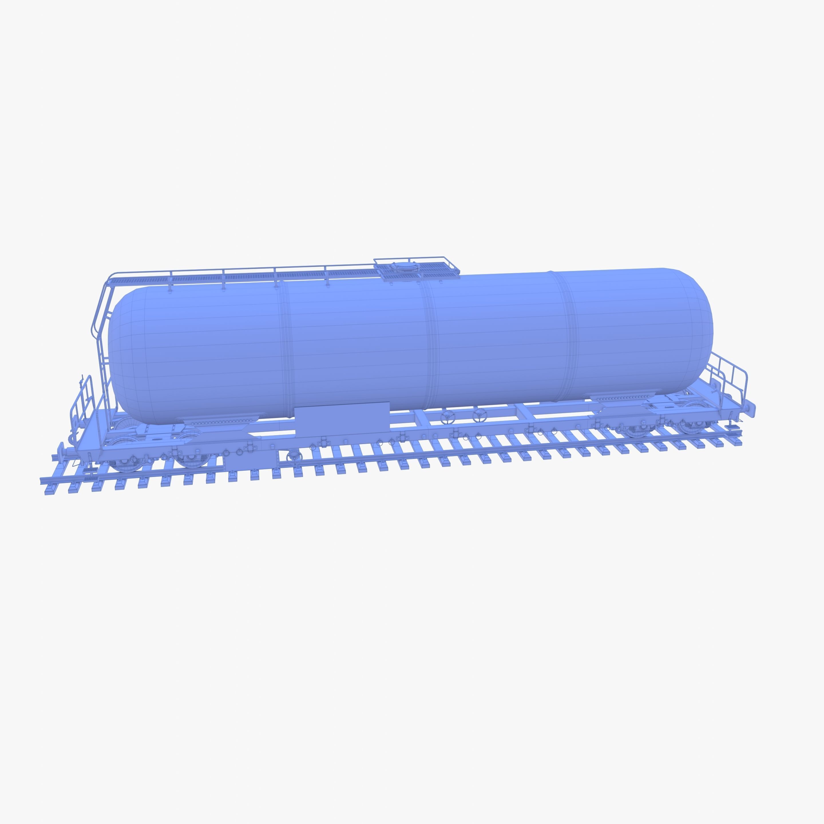 CFR Tanker Rail Car v1 3D model_25