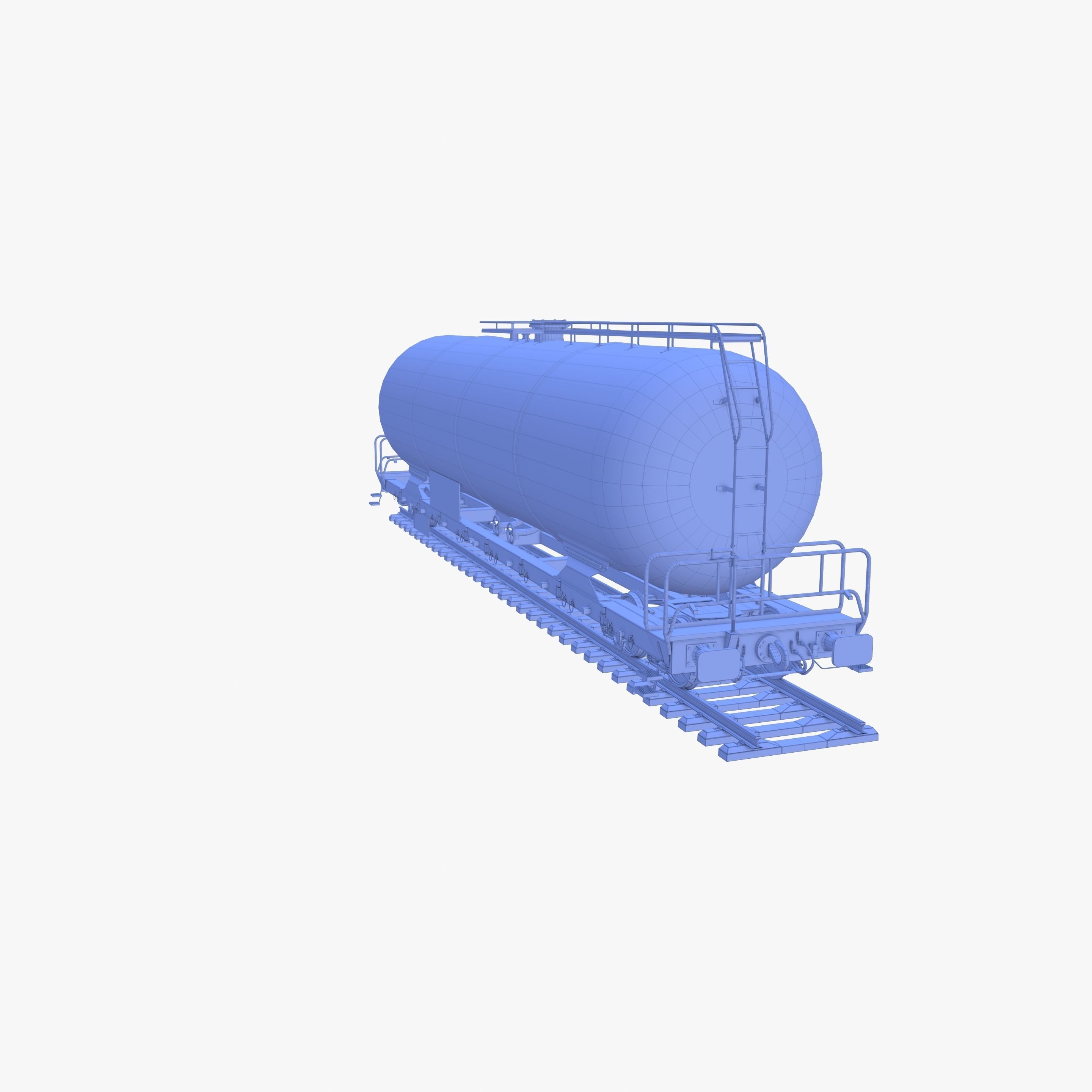 CFR Tanker Rail Car v1 3D model_23
