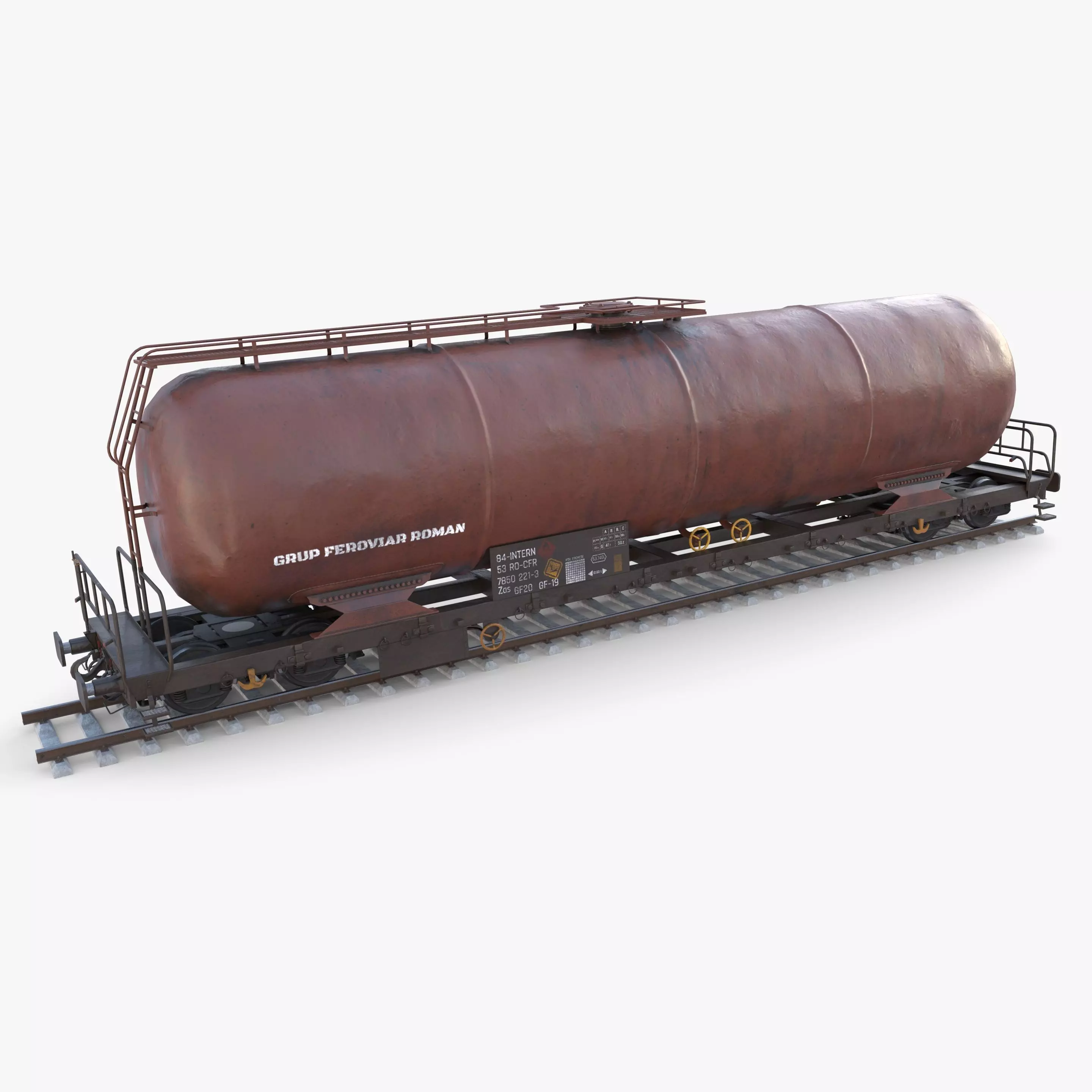 CFR Tanker Rail Car v1 3D model_0