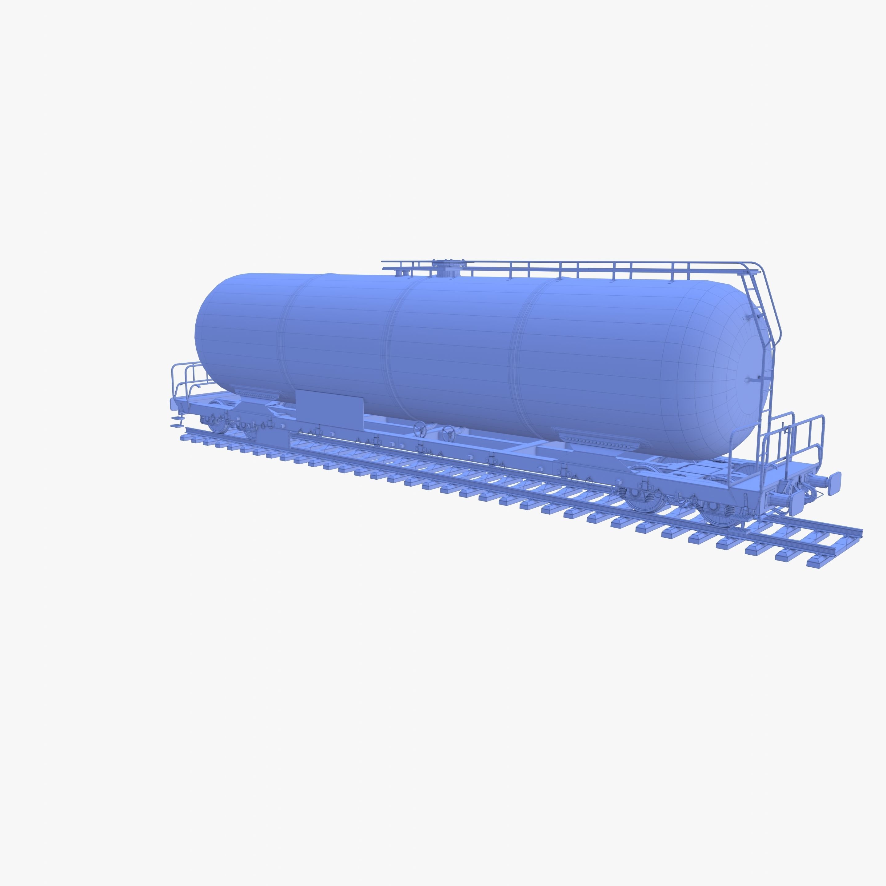 CFR Tanker Rail Car v1 3D model_22