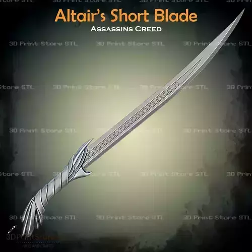 Altair Short Blade Cosplay Assassins Creed - STL File