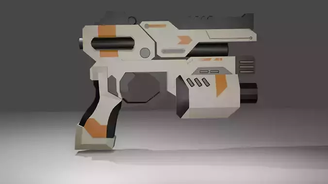 Scifi Gun 3D Model