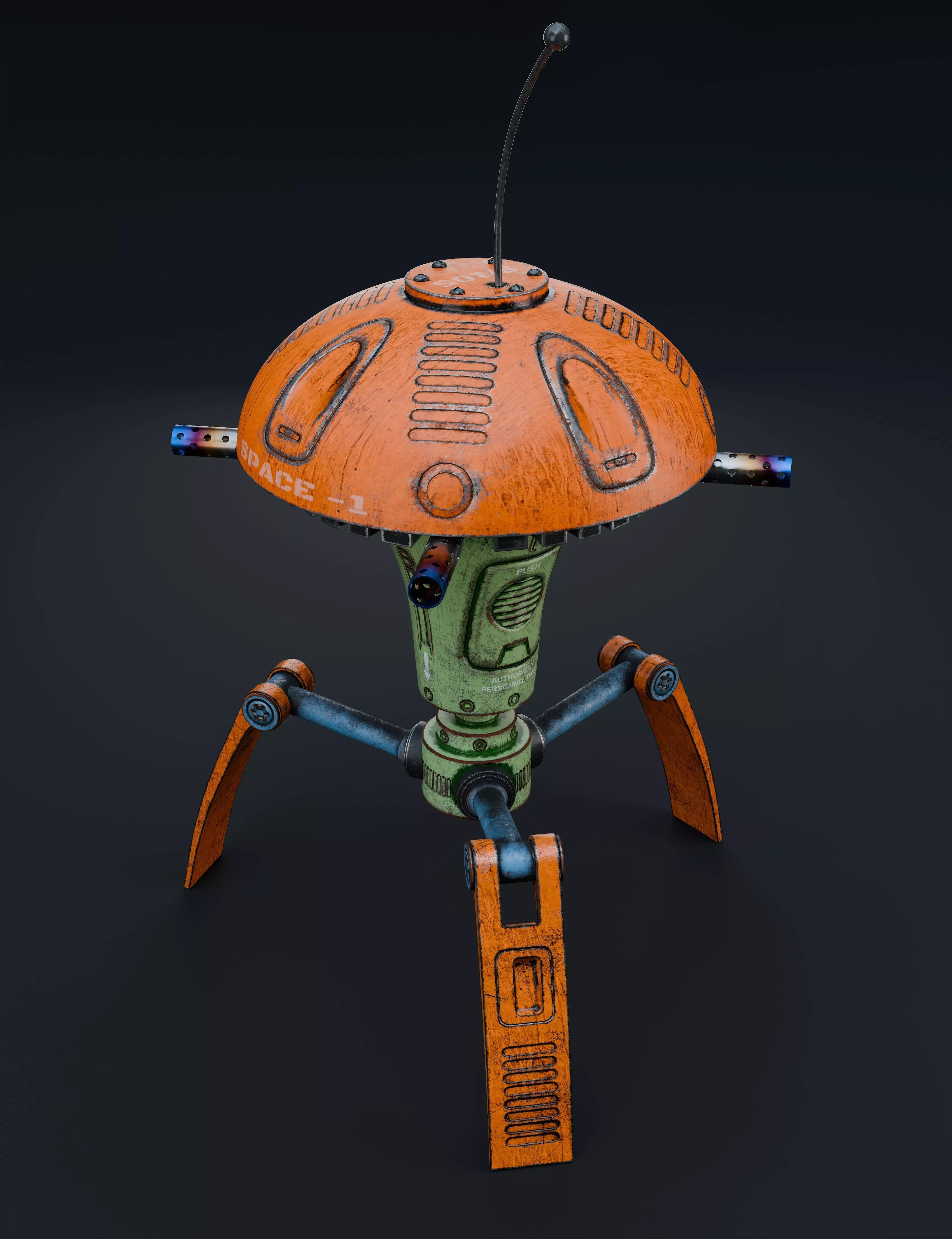 Robot perimetr defender 3D model_0