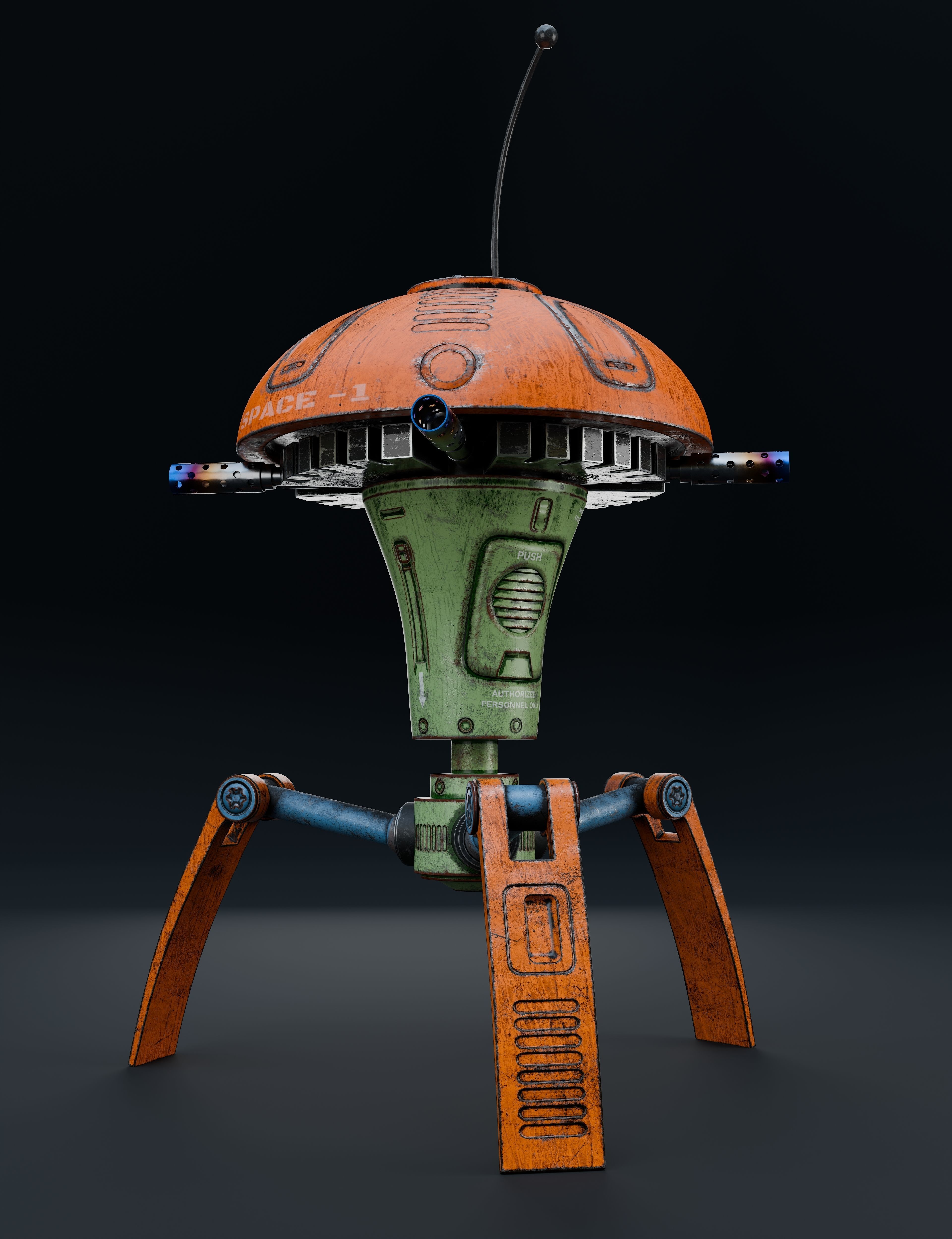 Robot perimetr defender 3D model_1