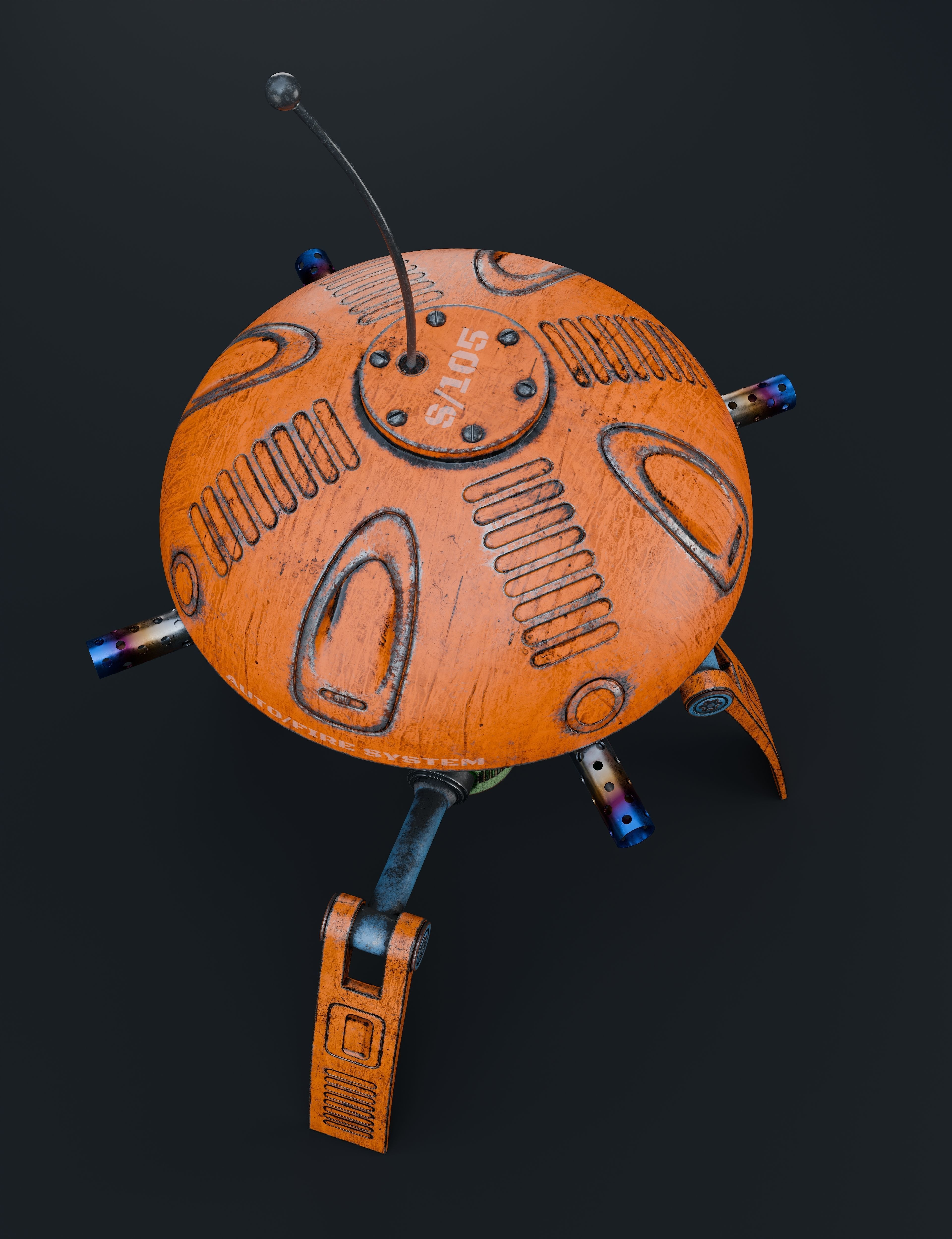 Robot perimetr defender 3D model_3