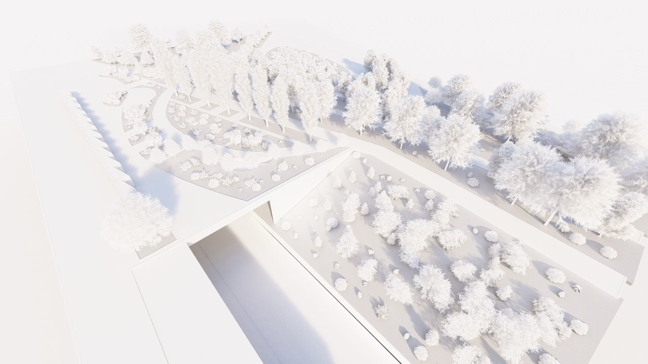 park-public park-Private Park Landscape 3D model_25