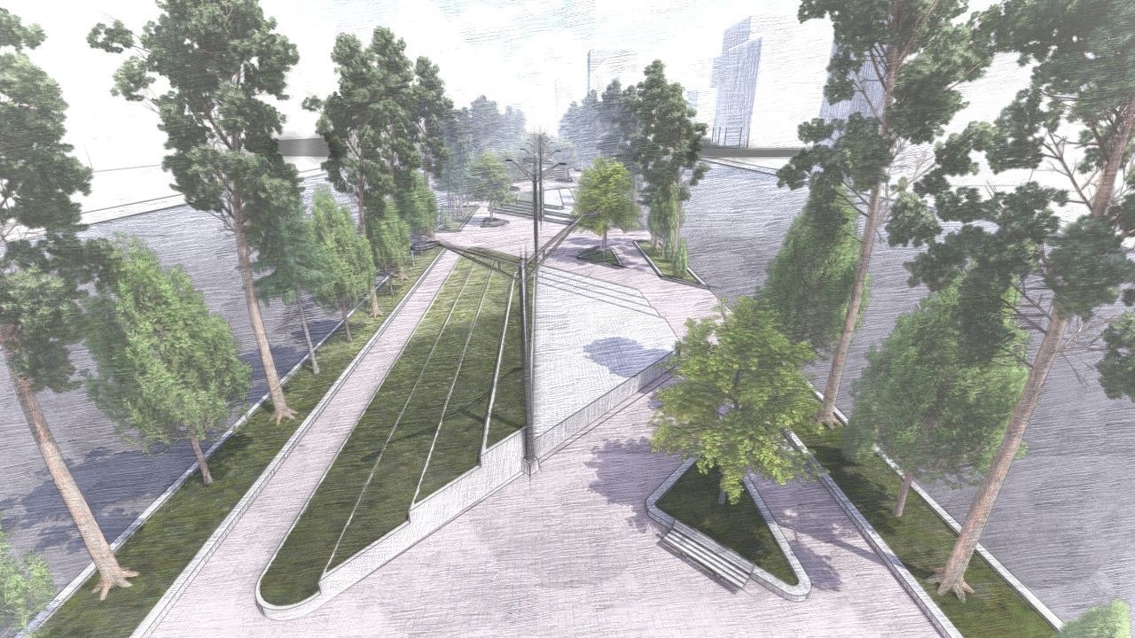 bolvar-park-public bolvar-Private Landscape 3D model_4