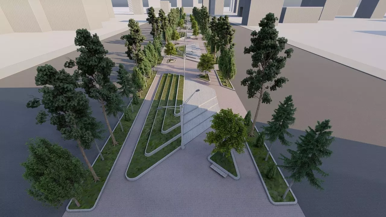 bolvar-park-public bolvar-Private Landscape 3D model_0