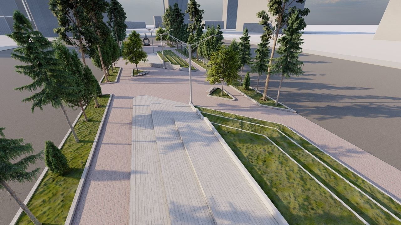 bolvar-park-public bolvar-Private Landscape 3D model_14