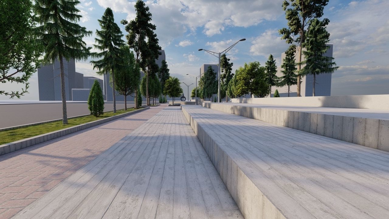 bolvar-park-public bolvar-Private Landscape 3D model_38