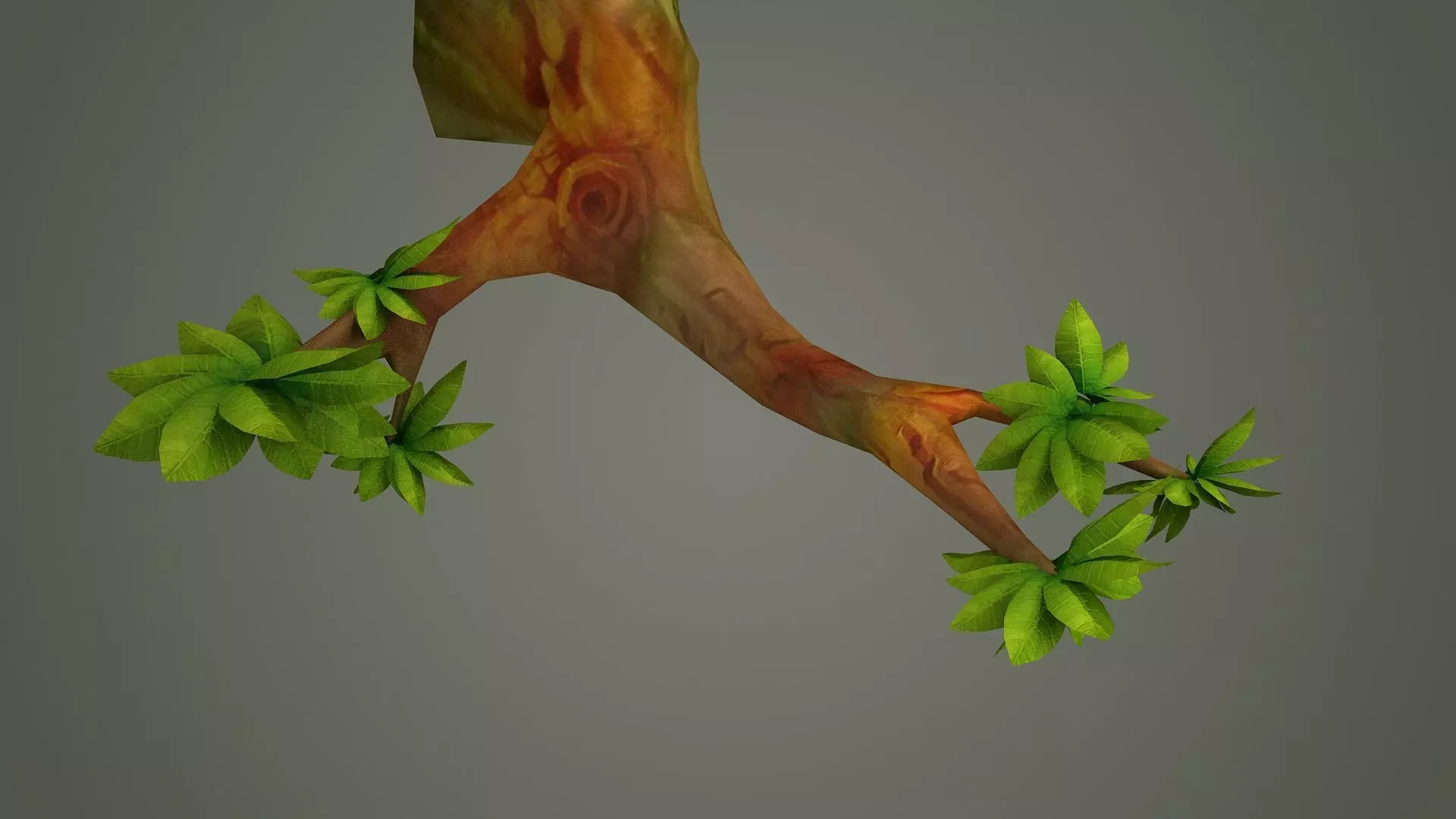 branches environment abandoned landscape tree forest  3D model_0