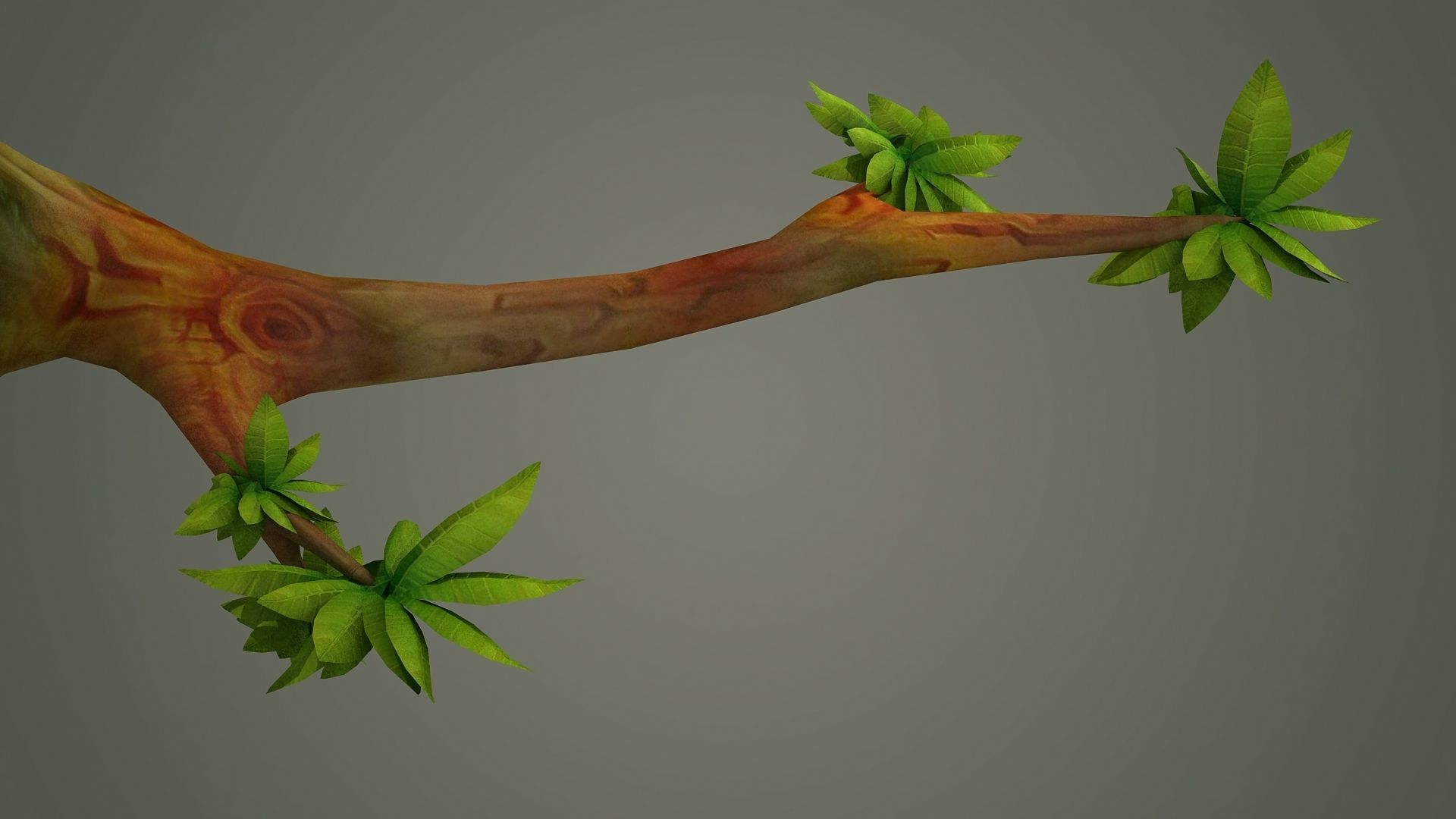 branches environment abandoned landscape tree forest  3D model_2