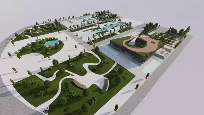 park-public park-Private Park Landscape