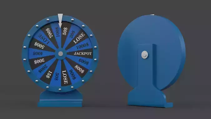 Wheel of Fortune 3D model