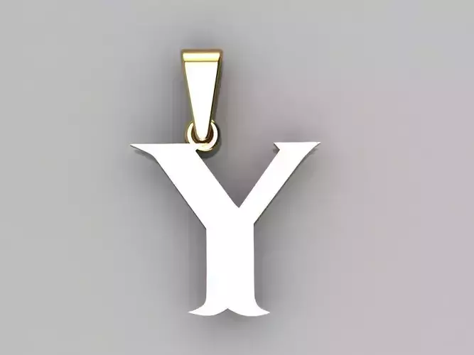 Y alphabate pendant 