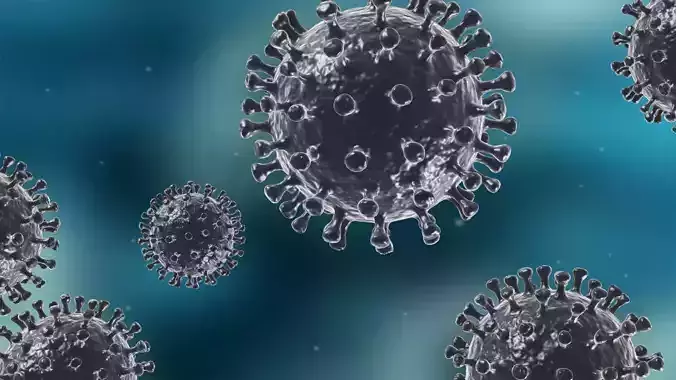 covid19 sarscov2 corona virus medical pneumonia microbe 3D model