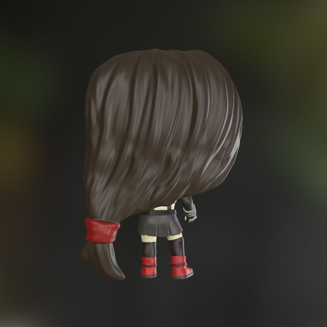 Funko Tifa - Final Fantasy 3D print model_3