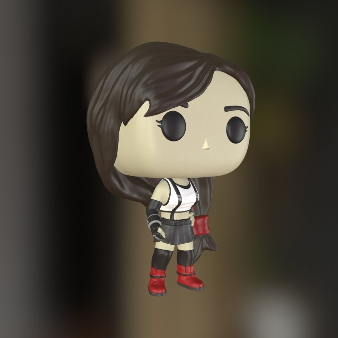 Funko Tifa - Final Fantasy 3D print model_2