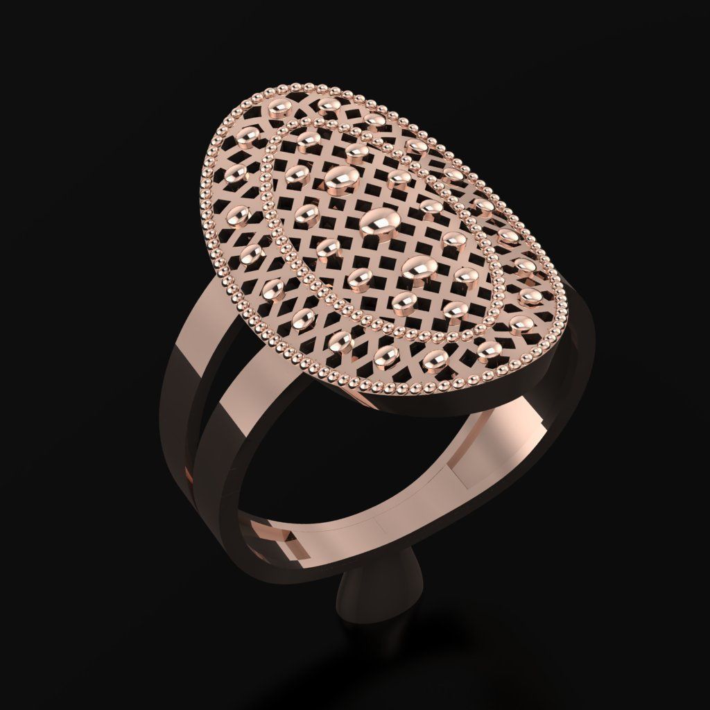 RING SIZE 18 NEW MODEL -GOLD PARK 3D print model_2