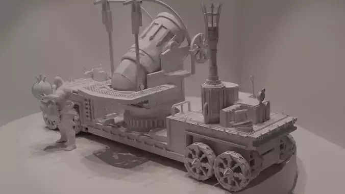 Dreadquake mortar V1 3D print model